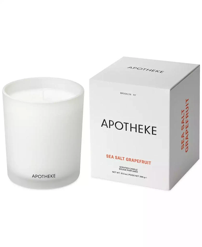 APOTHEKE Sea Salt Grapefruit Candle, 10.5 oz.