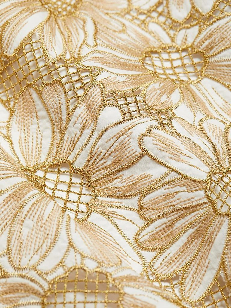 Badgley Mischka Daisy Bow Strapless Sheath Dress 7