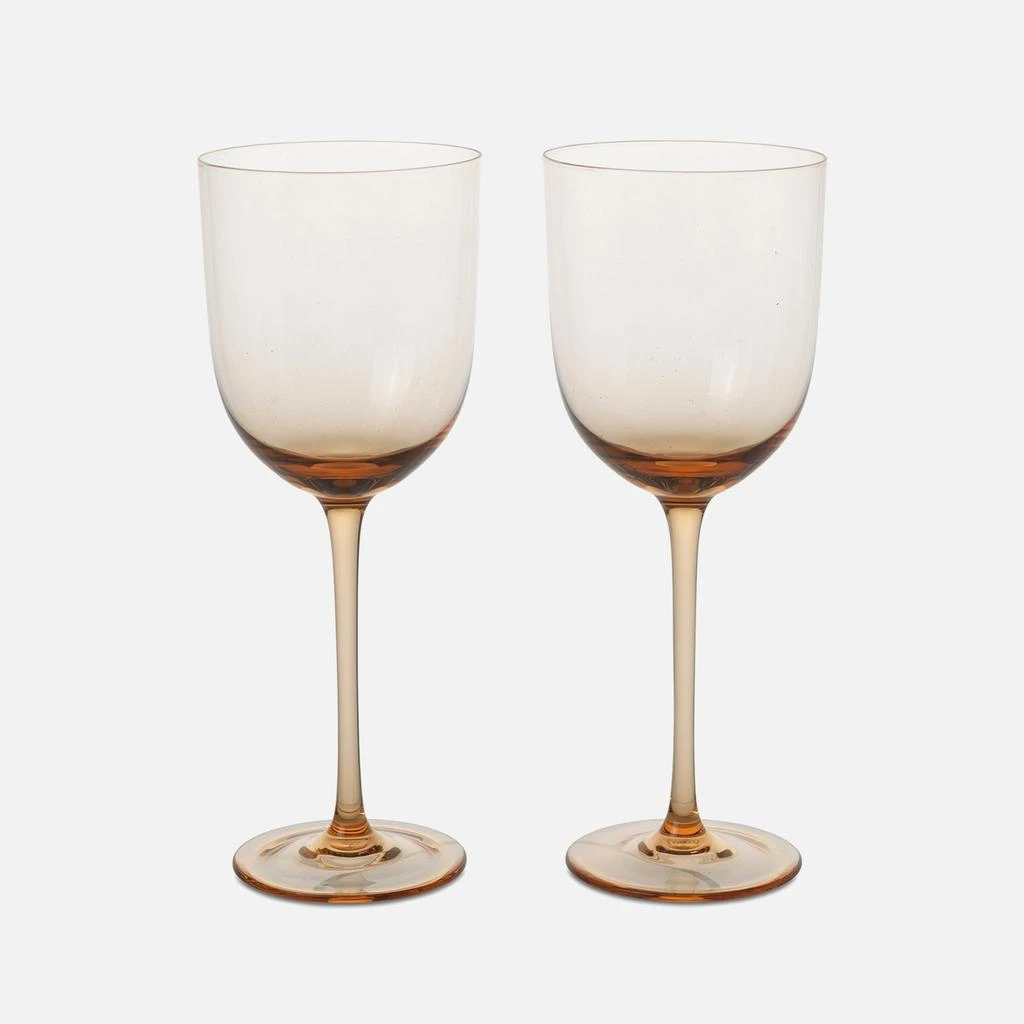 Ferm Living Host White Wine Glasses - Set of 2 - Blush 1