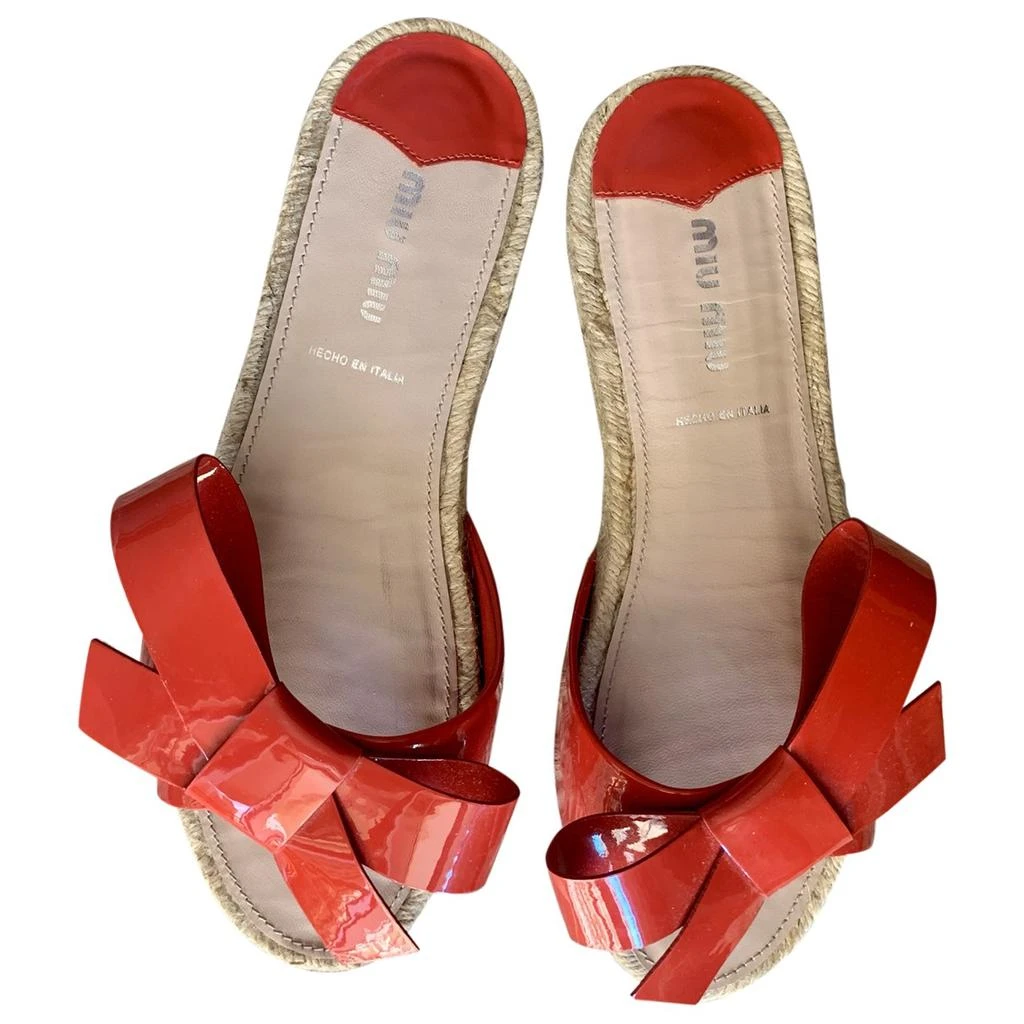 Miu Miu Miu Miu Leather mules 1