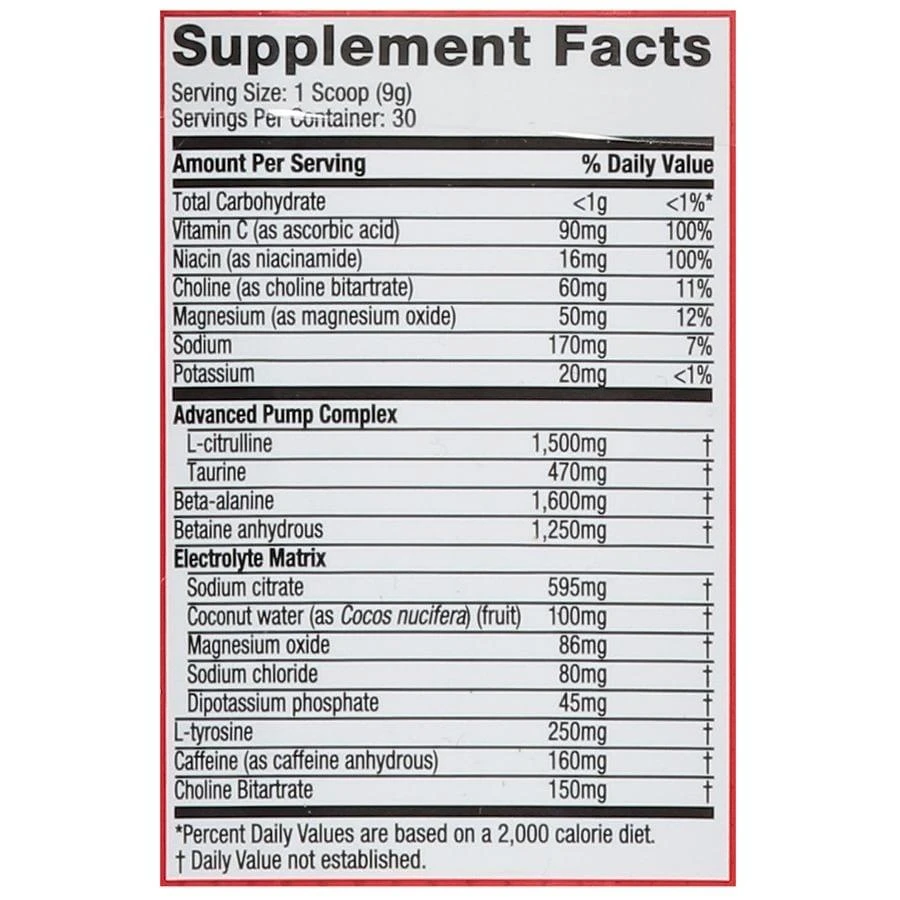 Six Star Pre-Workout Explosion 2.0 3