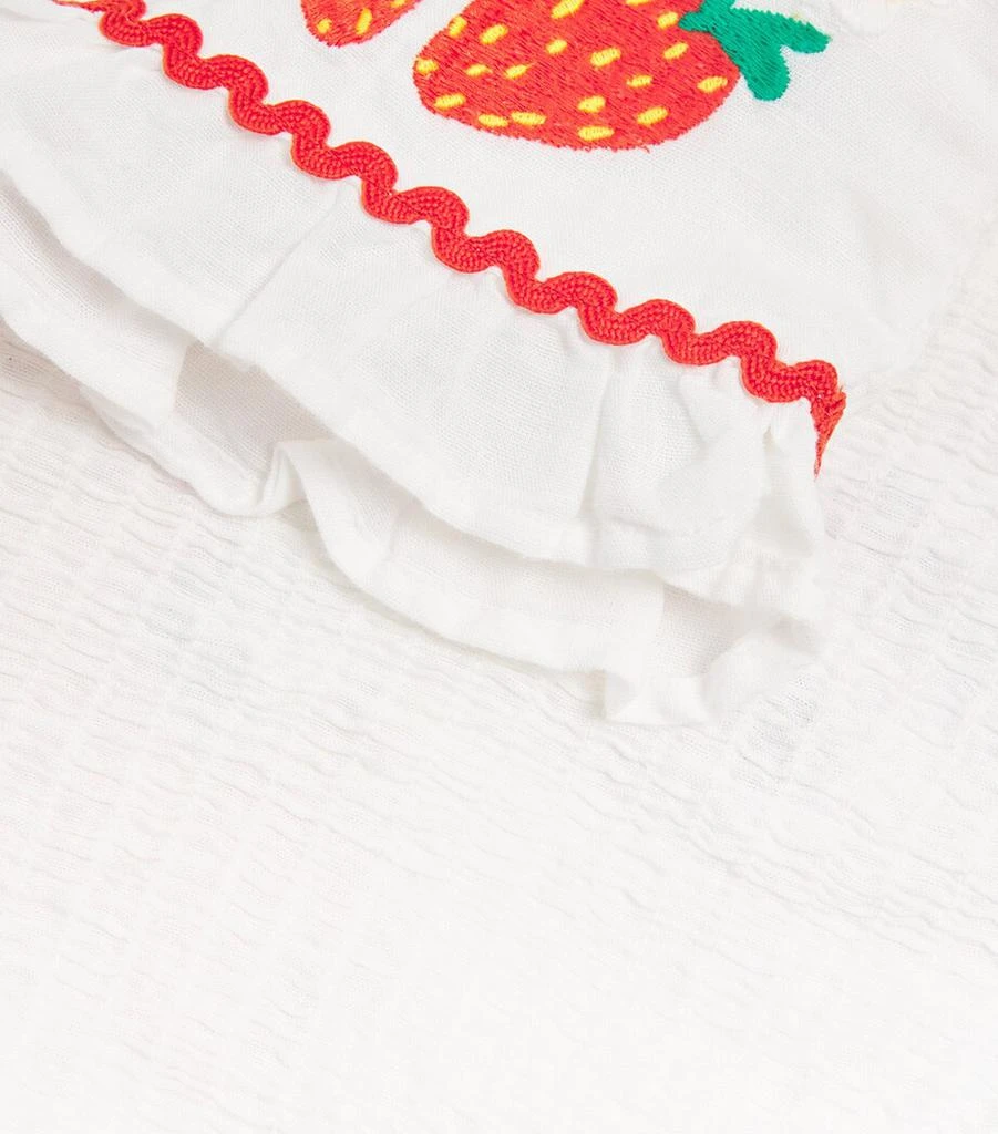 Stella McCartney Cotton Embroidered Strawberry Skirt (3-14+ Years) 4