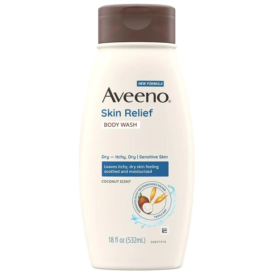 Aveeno Skin Relief Body Wash for Dry Skin Coconut 1