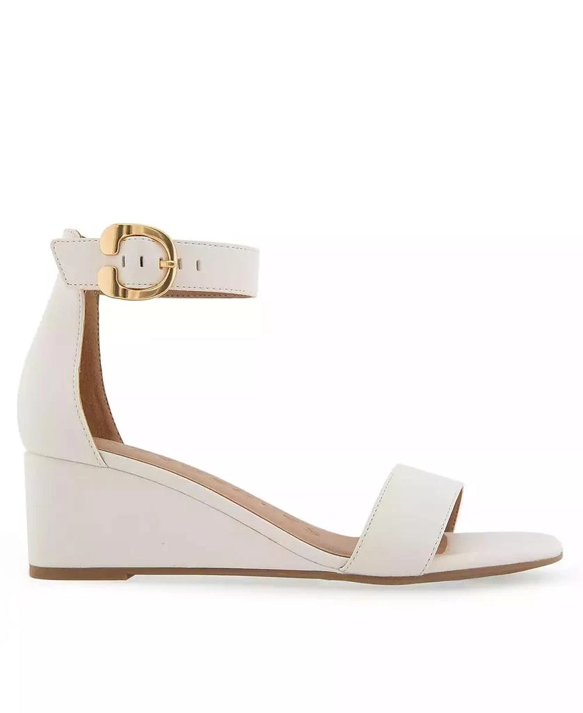 Aerosoles Women's Willis Buckle Strap Wedge Sandals 2