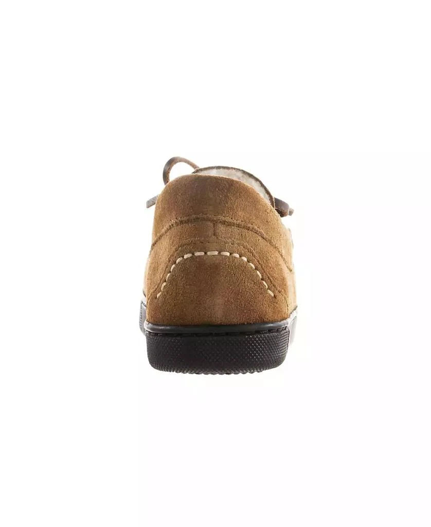 Isotoner Signature Women's Sage Genuine Suede Moccasin Slippers 3