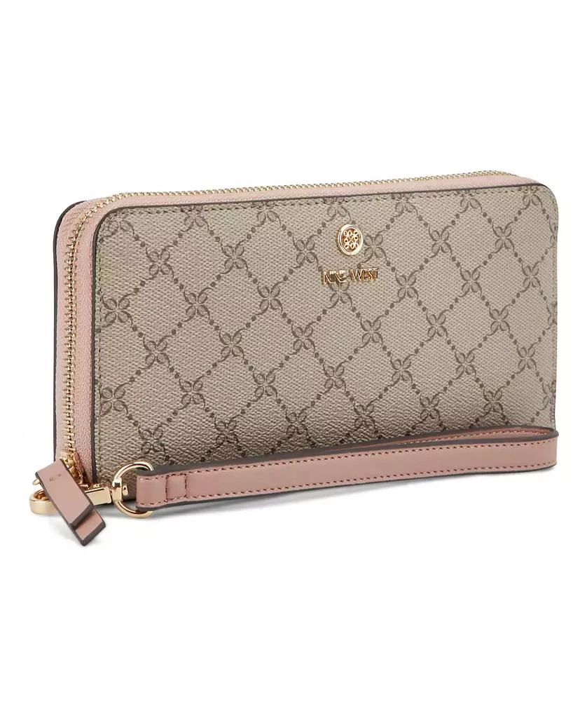Nine West Lockup Zip Around with Wristlet Wallet 3