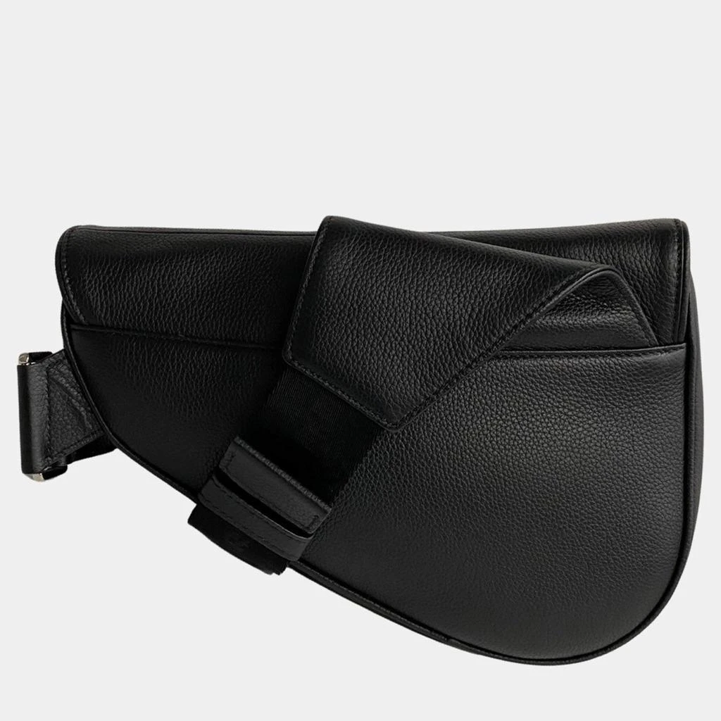 Dior Dior Black Leather Leather Saddle Bag 2