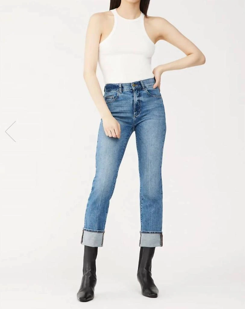 DL1961 - Women's Patti Straight Leg Jeans In Blue 1