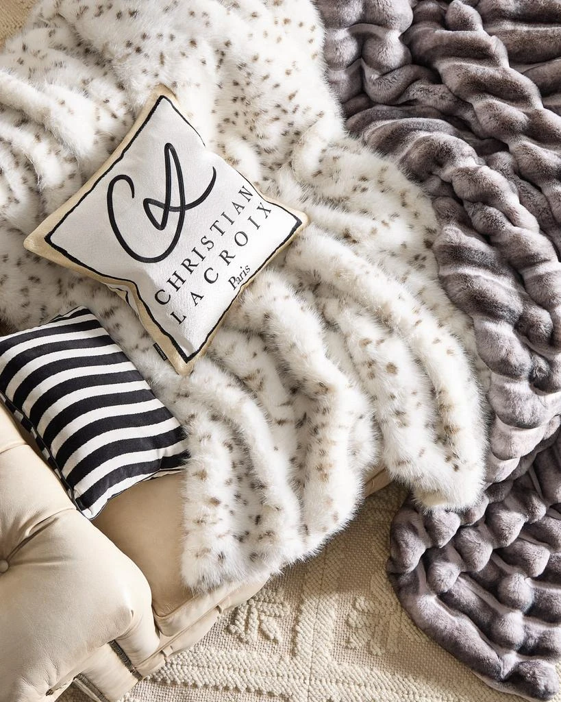 Christian Lacroix Roubine Velvet Pillow, 12" x 16" 2