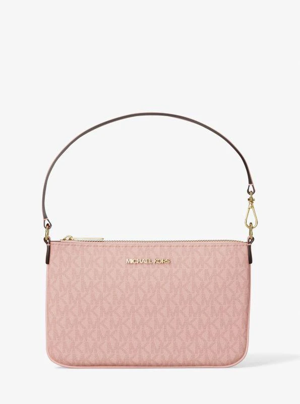 Michael Kors Jet Set Small Signature Logo Convertible Wristlet 5