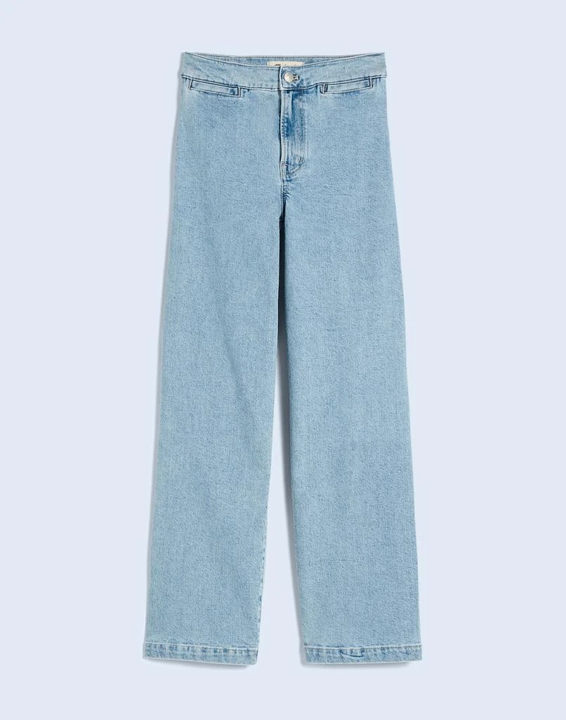 Madewell The Emmett Wide-Leg Crop Jean: Welt Pocket Edition 6