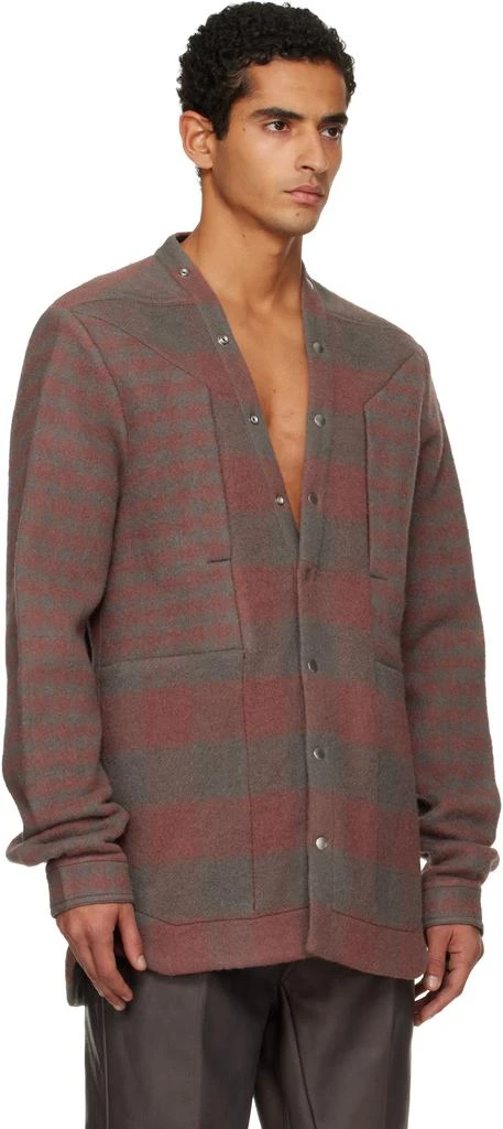 Rick Owens Pink Concordians Larry Fogpocket Overshirt 2