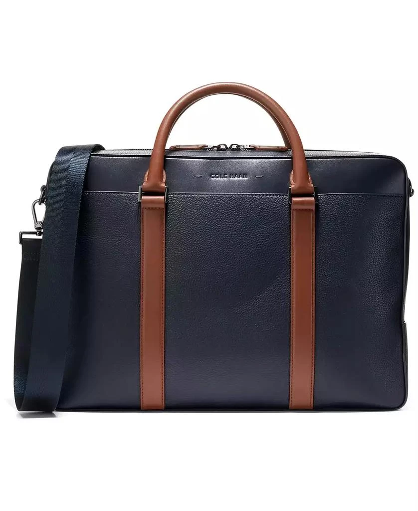 Cole Haan Triboro Medium Leather Briefcase Bag 1