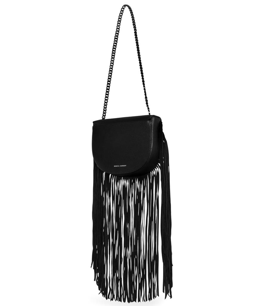 Rebecca Minkoff G Mini Saddle W/Fringe