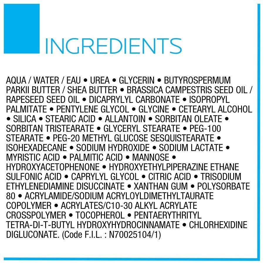 La Roche-Posay Lipikar Urea 10% Smoothing Body Lotion for Dry Skin with Shea Butter 3
