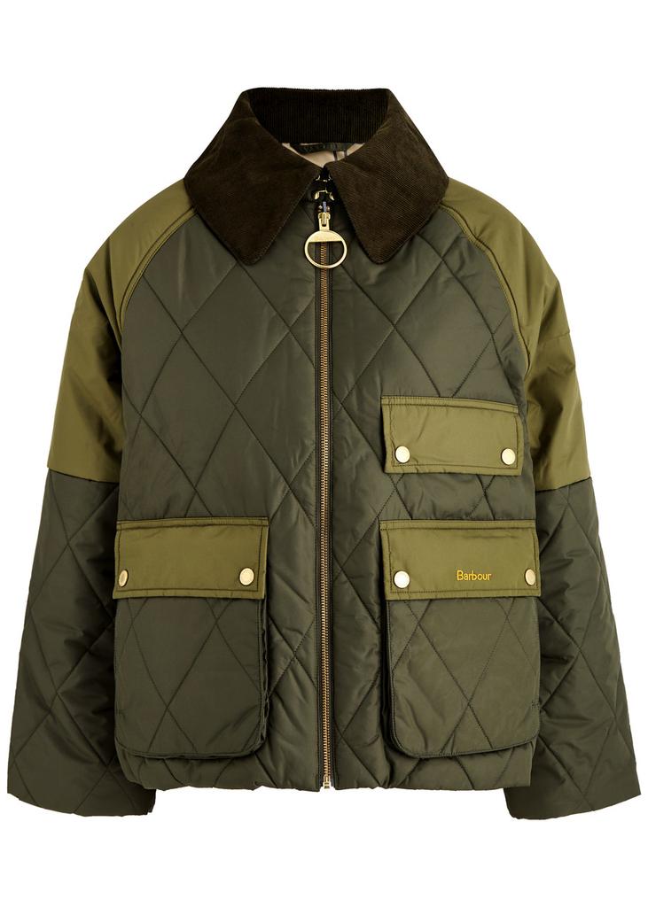 Barbour Milby quilted shell jacket