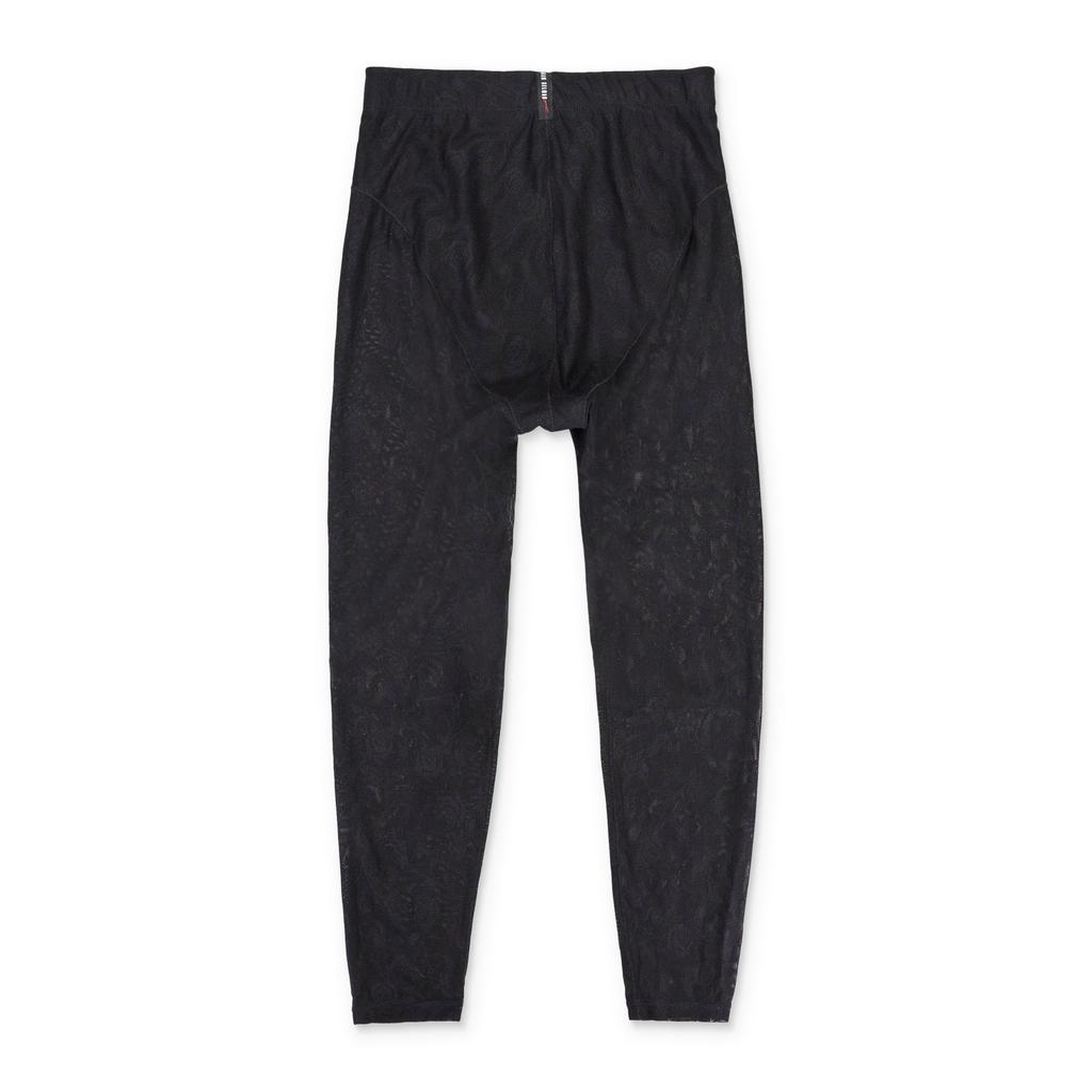 Adam Selman FRENCH-CUT BLACK LEGGINGS