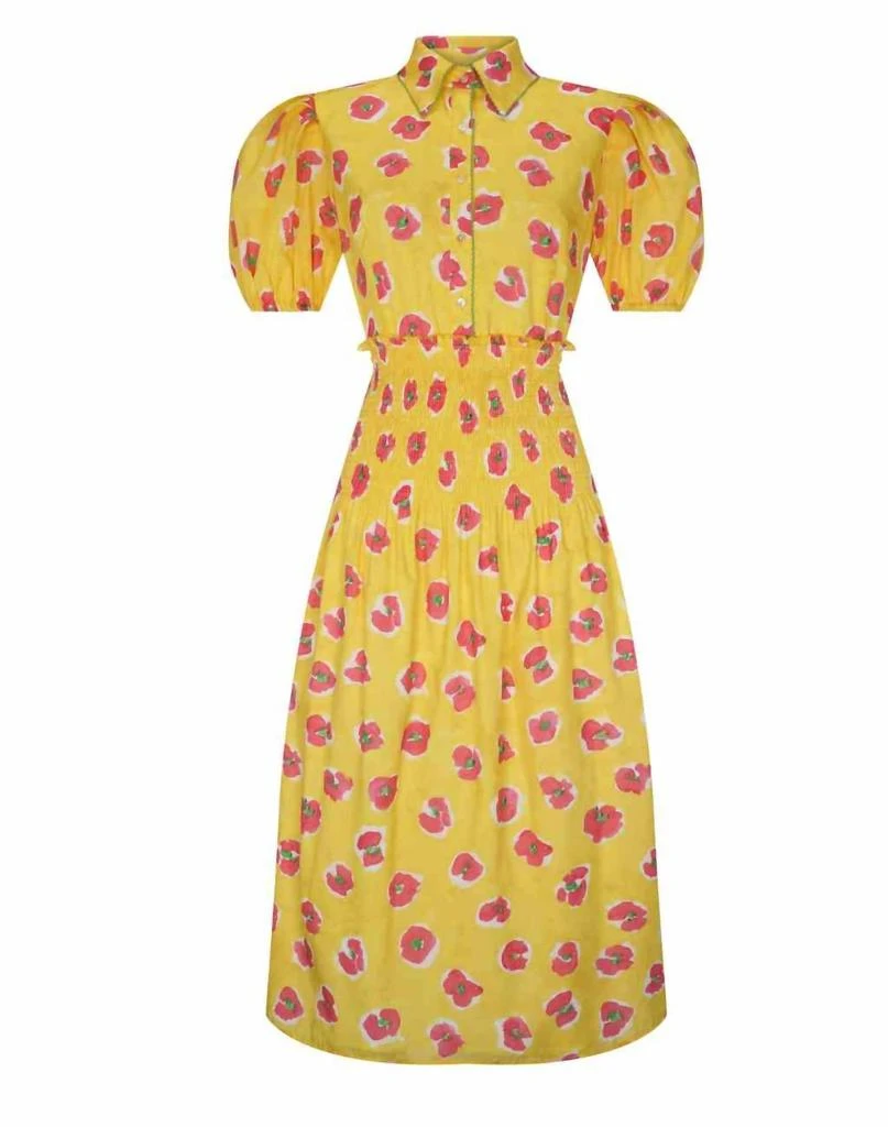 De Loreta De Loreta - Begonia Print Mote Dress 4