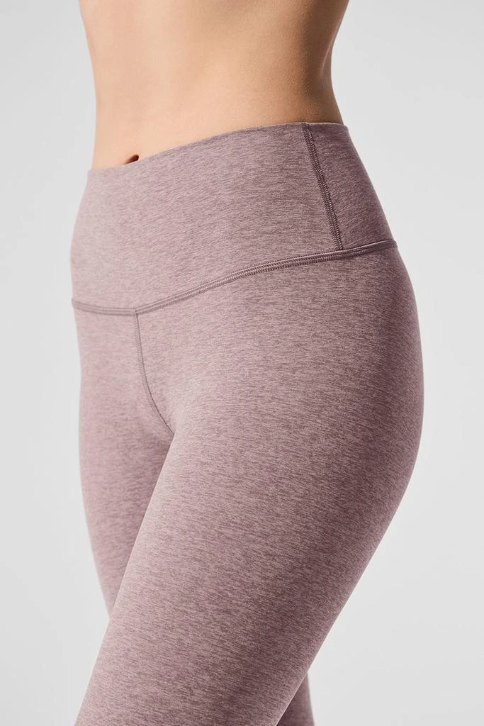 Alo Alosoft High-Waist 7/8 Highlight Legging - Dark Pink Quartz Heather 5