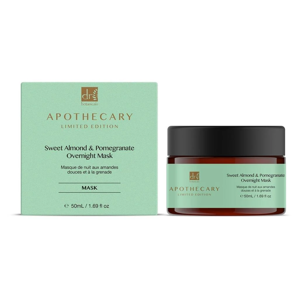 Dr. Botanicals Sweet Almond & Pomegranate Overnight Mask 50ml Twin Value Savings Pack 3