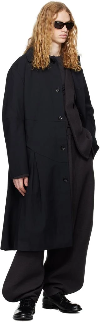 pet-tree-kor Navy Resonance Pleat Coat 4