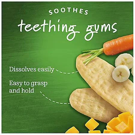 Gerber Gerber Organic Teething Wafers Variety Pack, 36 ct. 5