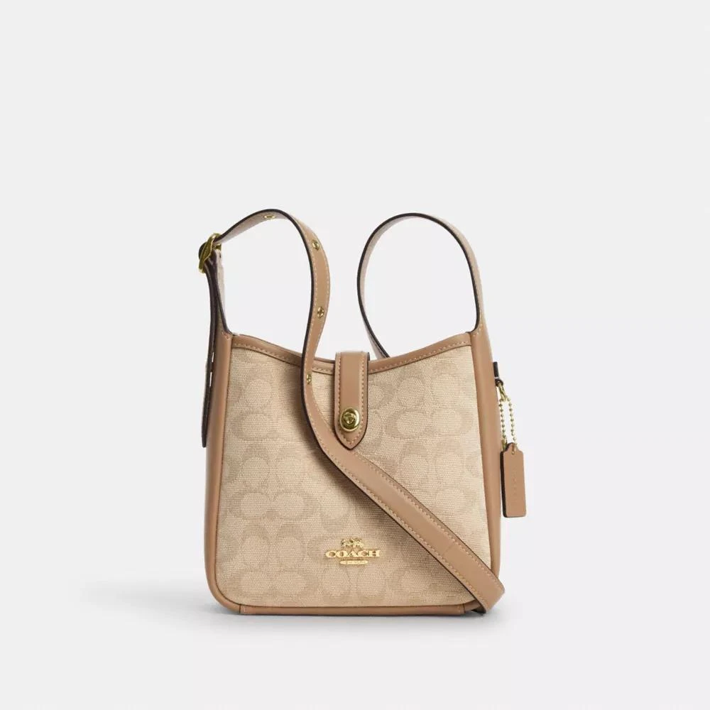 Coach Hadley Mini Crossbody Bag With Signature Canvas 1