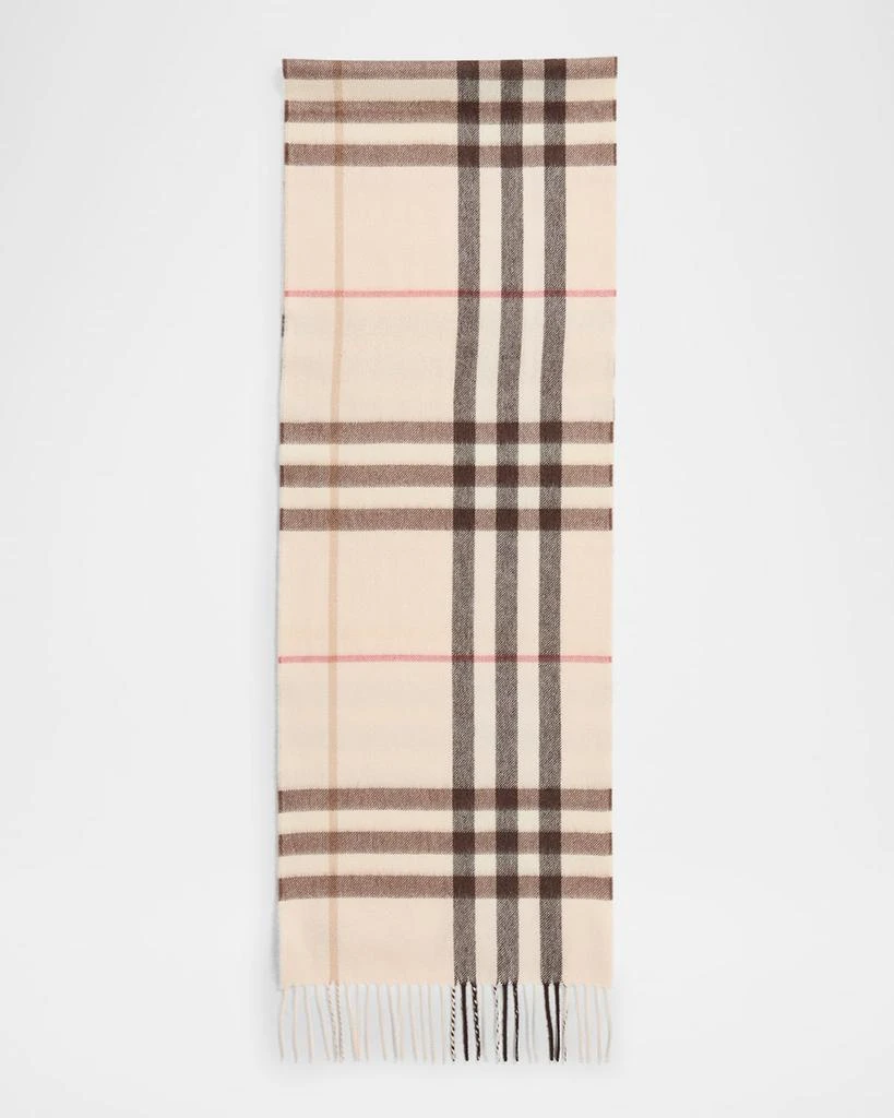 Burberry Giant Check-Print Cashmere Scarf 1