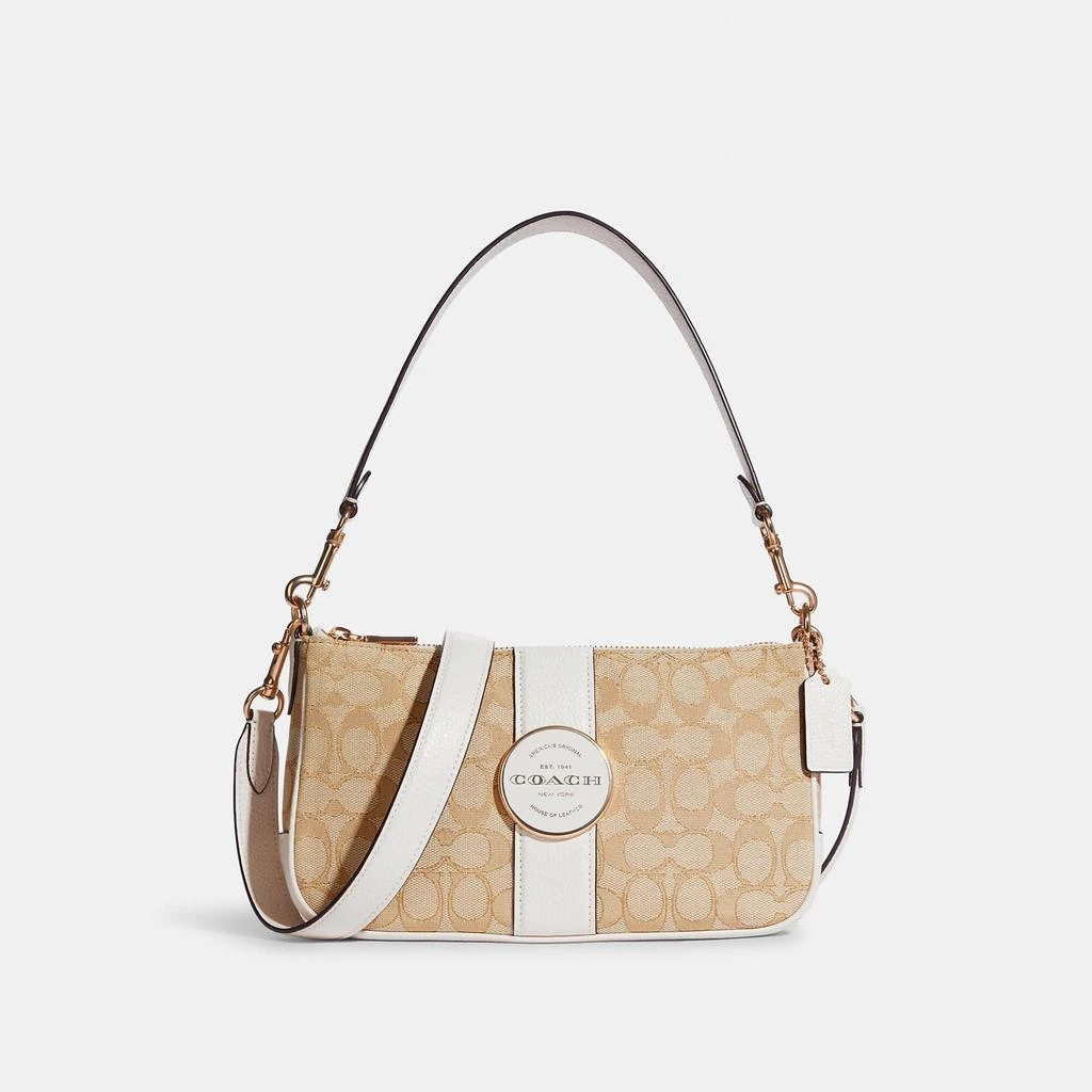 Coach Coach Outlet Lonnie Baguette In Signature Jacquard 10
