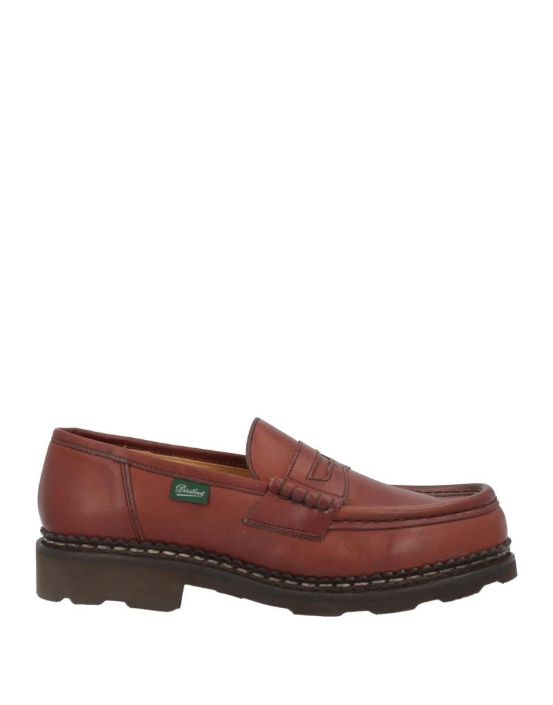 Shop Classic Penny Strap Loafers In Smooth Black Leather on  display picture 1