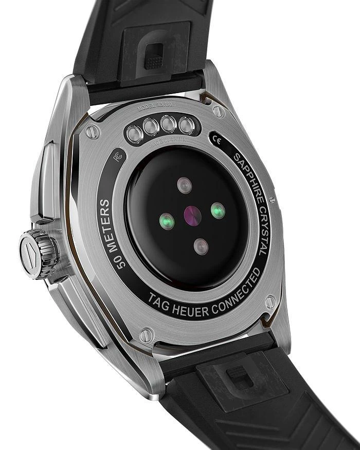 TAG Heuer Connected Calibre E4 Rubber Strap Smartwatch, 42mm 4