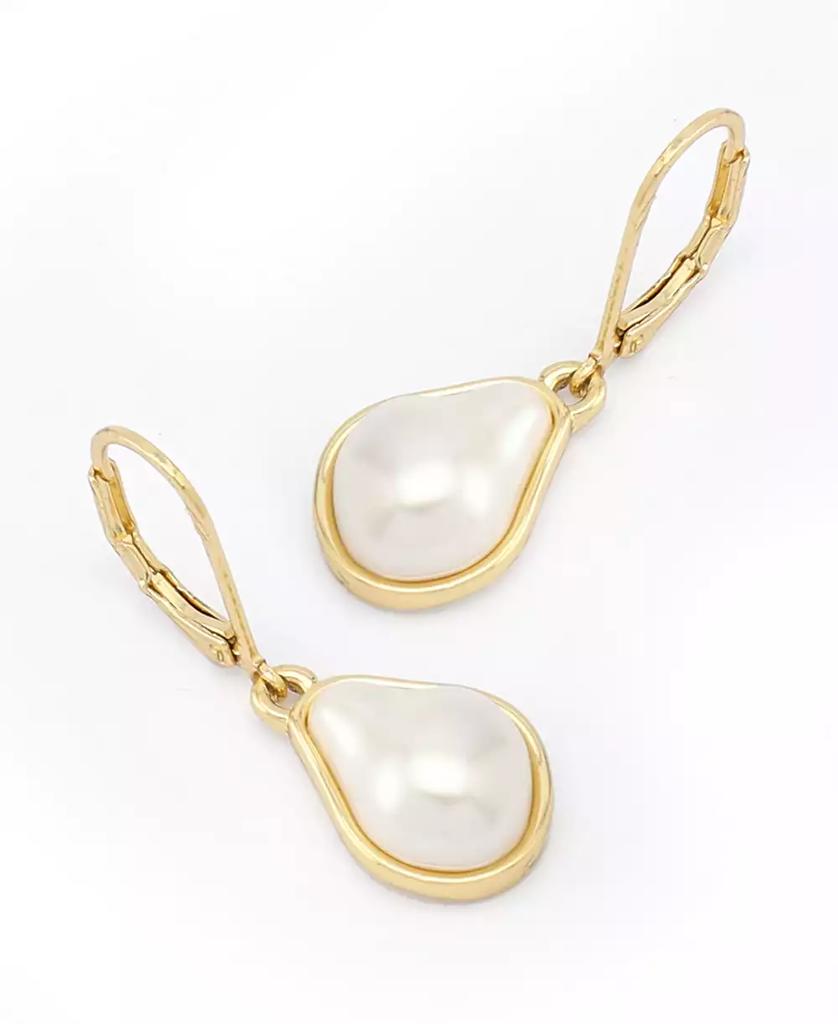 Robert Lee Morris Faux Cultivated Pearl Drop Earrings