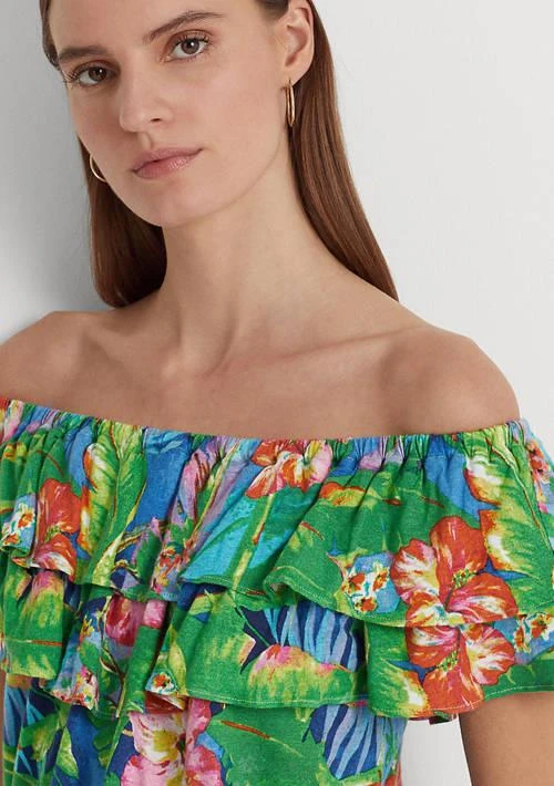Ralph Lauren Ralph Lauren Floral Jersey Off The Shoulder Top 3