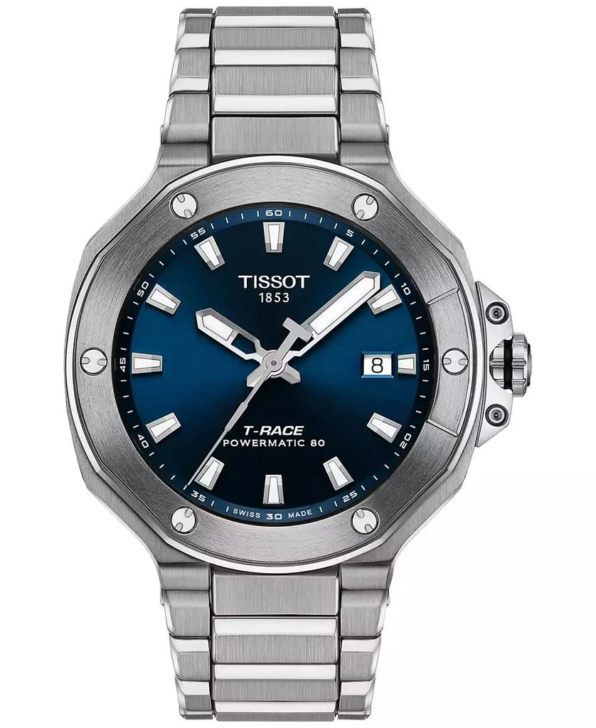 Tissot Men's Swiss Automatic T-Race Powermatic 80 Stainless Steel