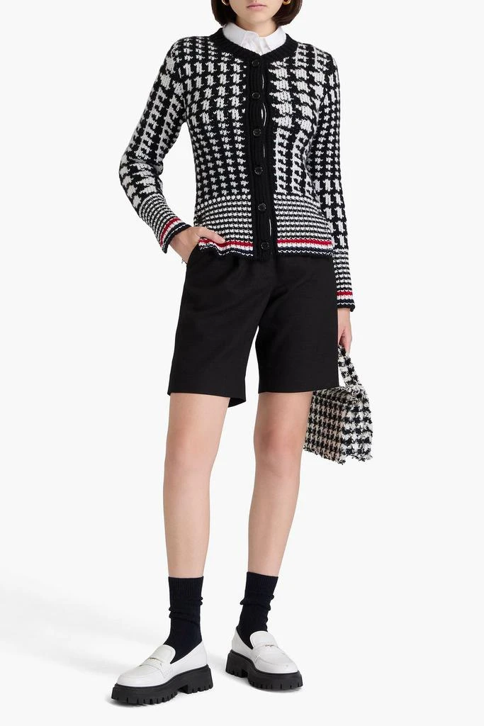 Thom Browne Houndstooth cashmere cardigan 2