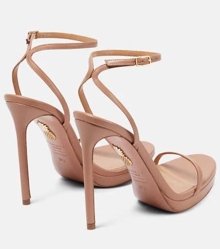 Aquazzura Olie 115 leather platform sandals 3