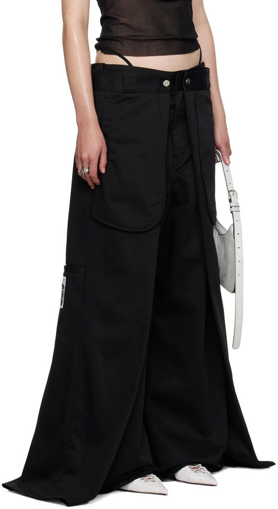 Jean Paul Gaultier Black Shayne Oliver Edition 'The Wrap' Trousers 2