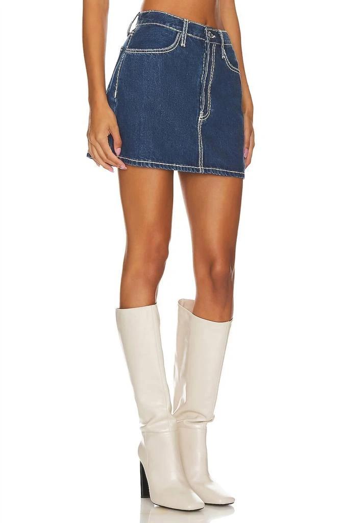 Re/Done Re/Done - 90s Mini Denim Mini Skirt 2
