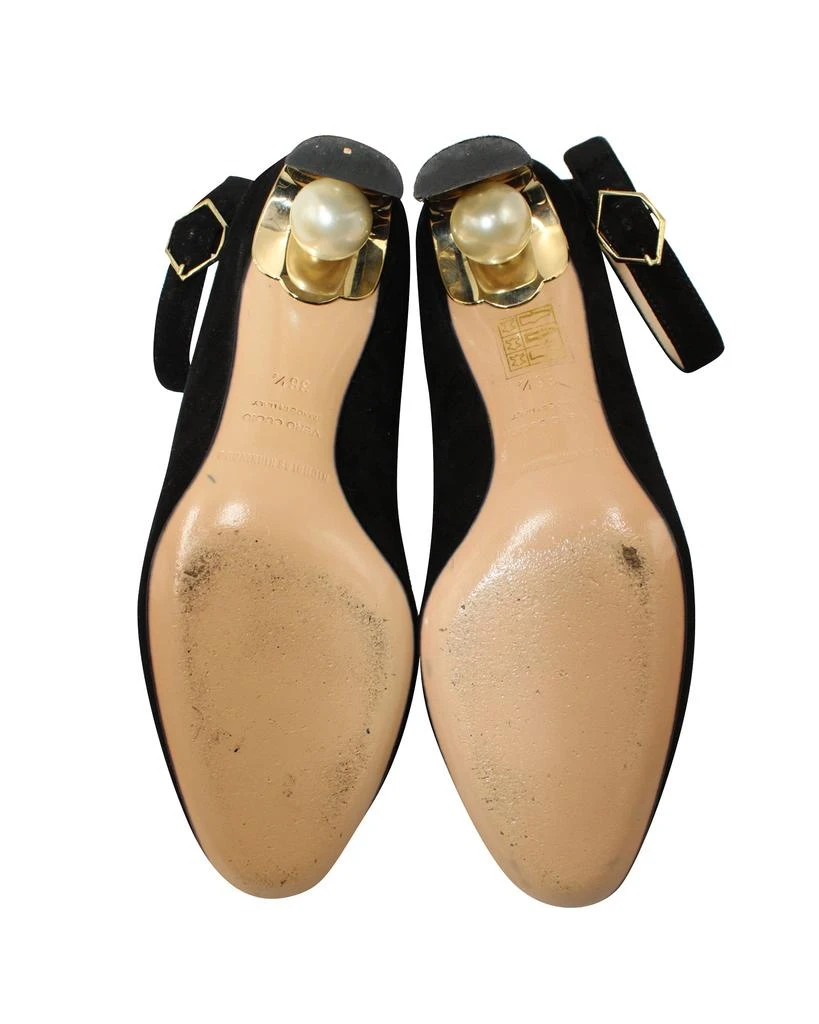 Nicholas Kirkwood Lola Pearl Pumps in Black Suede 6