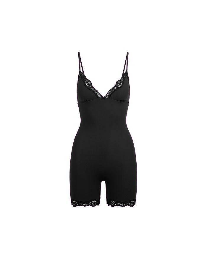 SKIMS Fits Everybody Lace Triangle Onesie Bodysuit