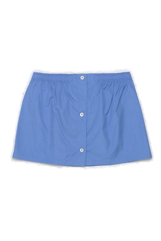 【MiuMiu】Paisley-Printed Drawstring Mini Skirt Miu Miu Miu Miu Paisley-Printed Drawstring Mini Skirt