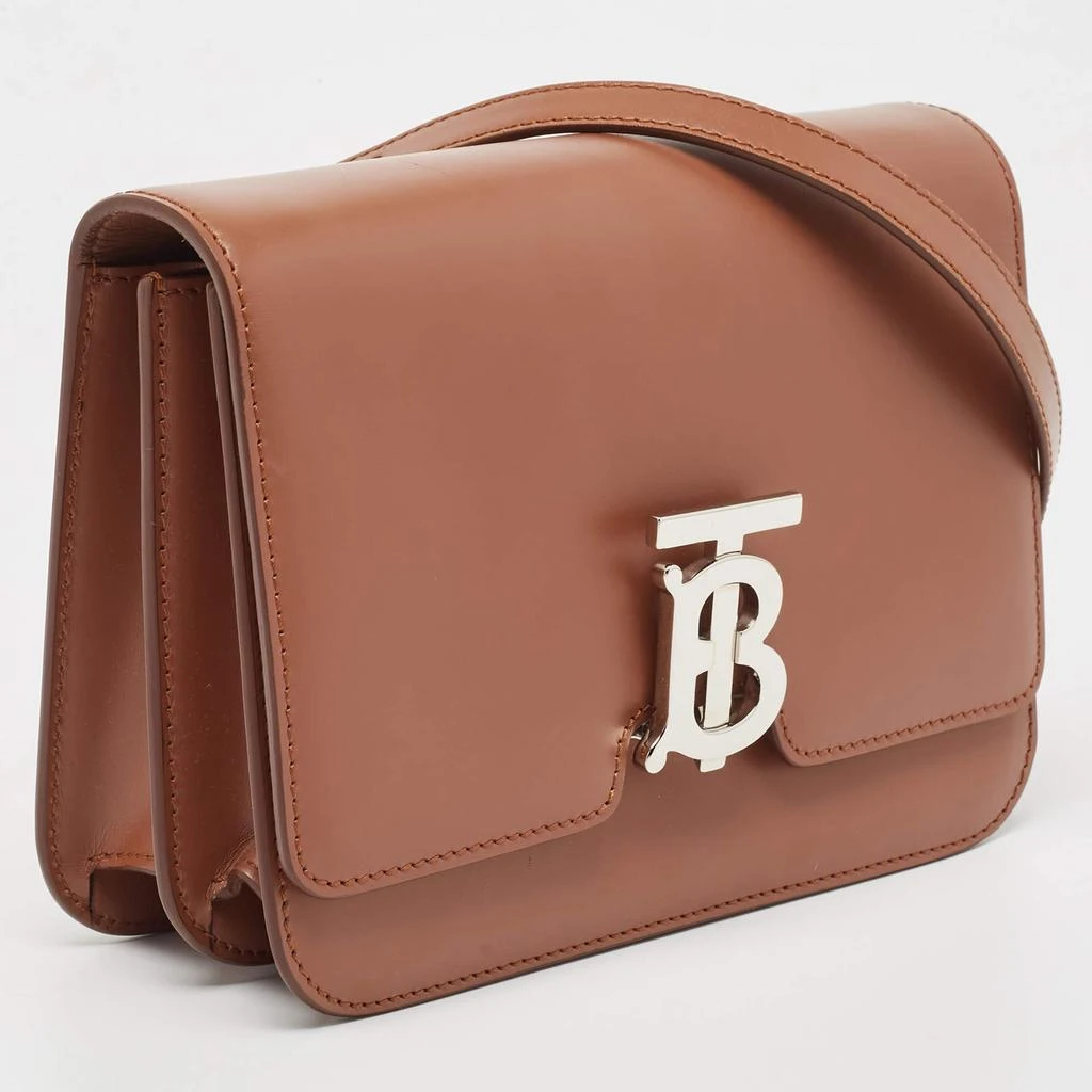 Burberry Burberry Brown Leather Small TB Shoulder Bag 3