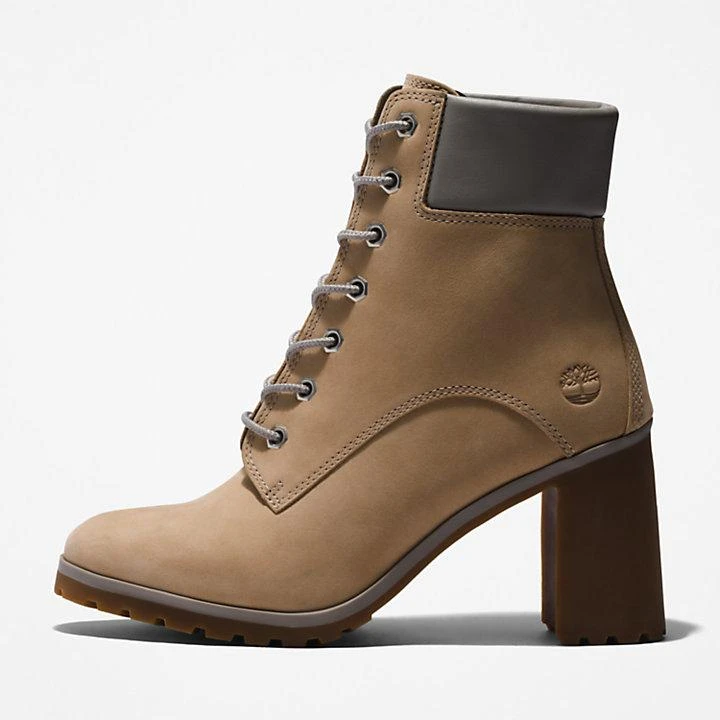 Timberland Allington Heeled 6 Inch Boot for Women in Beige 8