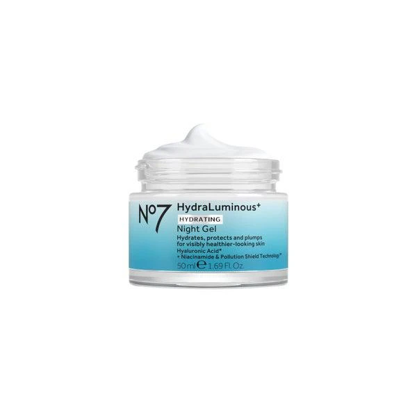 No7 HydraLuminous+ Night Gel 50ml 9