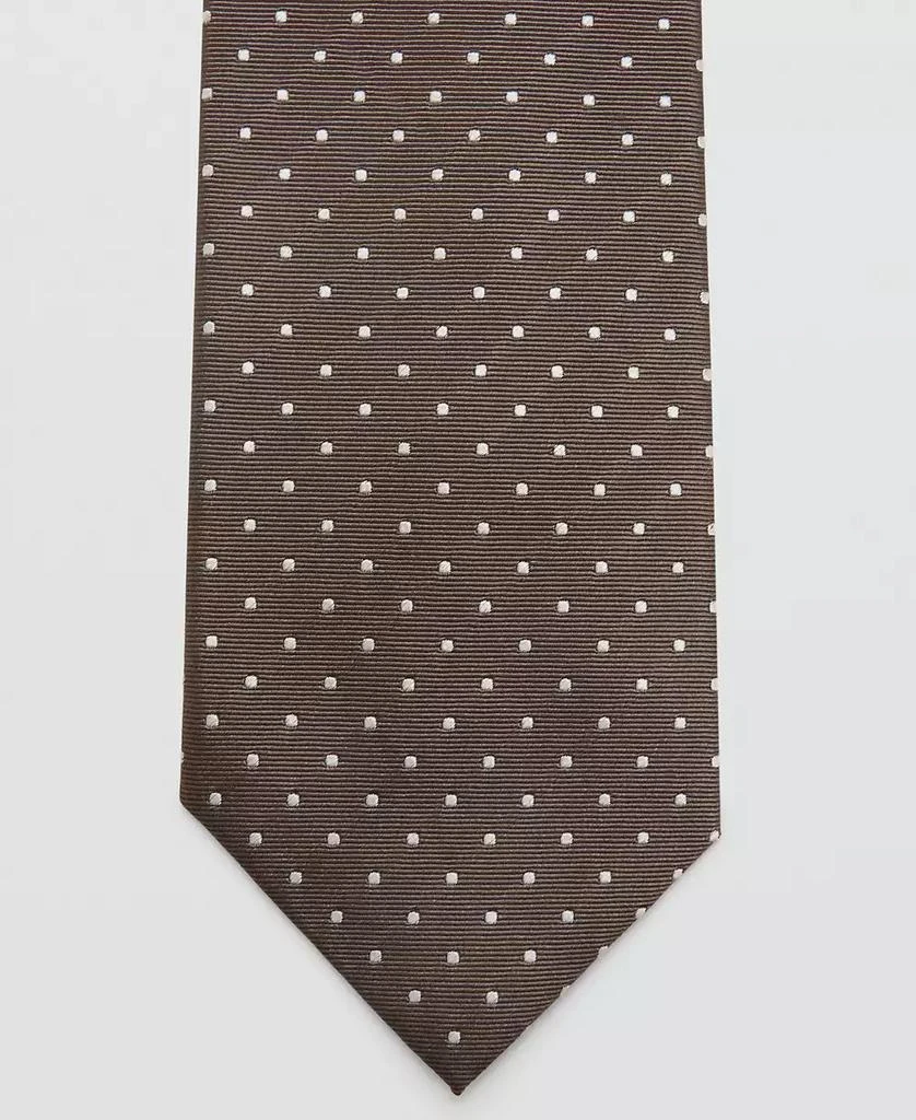 Mango Men's Polka-Dot Silk Tie 3