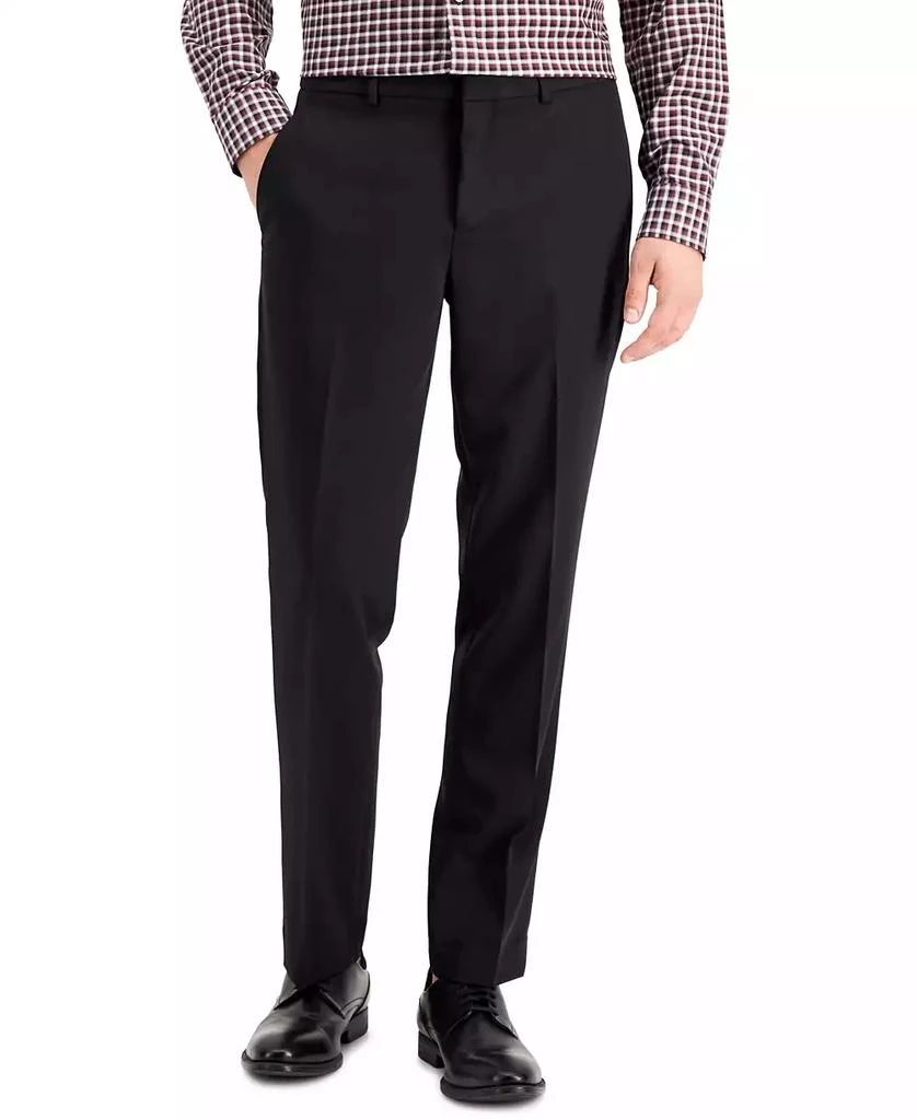 Perry Ellis Portfolio Men's Modern-Fit Stretch Solid Resolution Pants 1