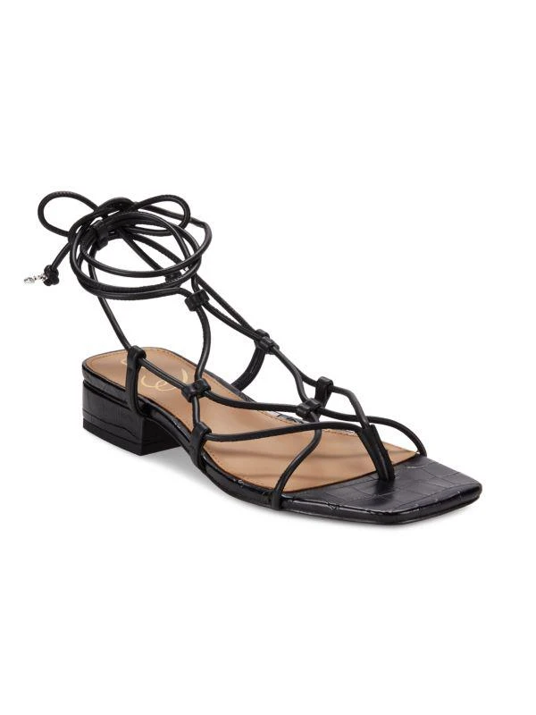 Sam Edelman Daffy Lace Up Block Heel Sandals 2