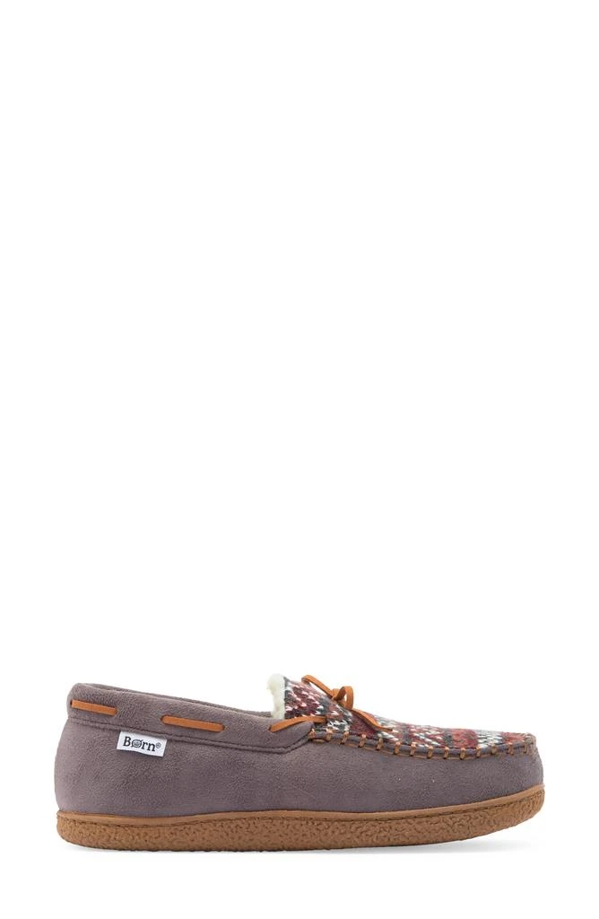 Born Fair Isle Faux Fur Lined Slipper (Women) 4