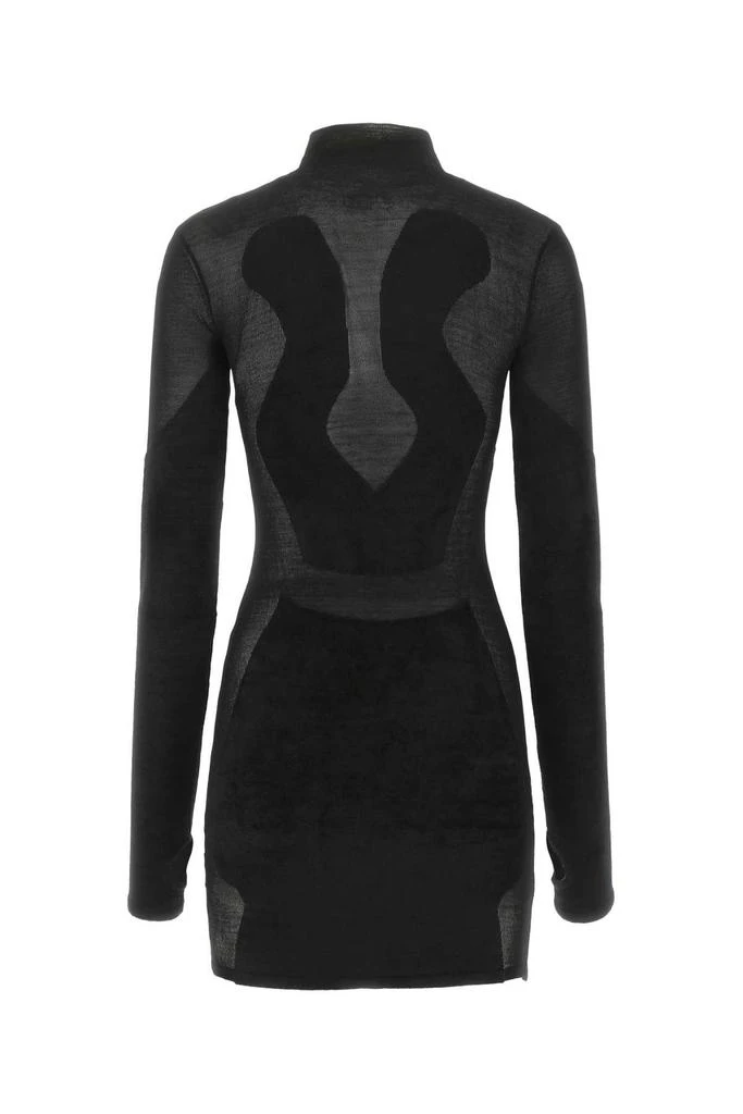 Dion Lee Dion Lee Chenille Intarsia Long-Sleeved Mini Dress 2