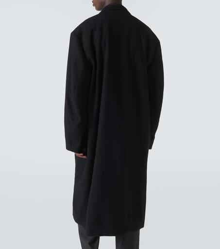 Lemaire Oversized virgin wool twill overcoat - Coats - Free